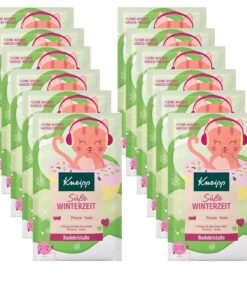 Kneipp Badekristalle Süße Winterzeit - Badezusatz Pistazie & Tonka - Badesalz mit wertvollem Pistazienkernöl & hochwertigem Tonkabohnenextrakt - vegan - 12 x 60g