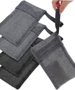 VALICLUD Seifenbeutel als Seifenaufbewahrungsbeutel aus Nylon mit Aufhängekordel 4 Stück Leicht und Bequem für Reinigung und Baden für Unterwegs