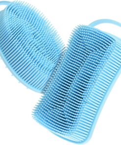 VALICLUD 2stücke Silikon-körperschrubber Für Dusche Bad Pinsel Mit Peeling-funktion Körperschrubber Zur Verwendung Dusche Platzsparend Durch Lanyard-design Gute Reinigungswirkung Für Empfin