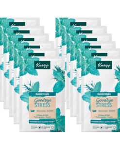 Kneipp Badekristalle Goodbye Stress - Multipack - Wasserminze & Rosmarin - 12 x 60g