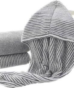 Badewaschlappen für Damen, aus Bambuskohlefaser, Haartrocknungstuch, Hut, Bade-/Duschkopf, Turban, Wickel, schnelltrocknende Haarkappe für weibliches Badezimmer, 25 x 65 cm