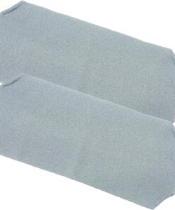 Reinigungs-Rückenschrubber – 2 x Nylon-Rückenschrubber mit Griffen, 45 | 7 x 20,3 cm, schnell trocknend, dehnbar, Waschlappen, Tiefenreinigung, Dusch-Spa-Werkzeug für Männer und Frauen