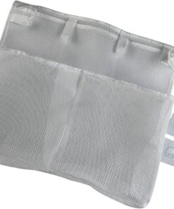 Bades Badezubehör Hängende Beutel Doppelschicht Schneller Trocknungsnetzhalter Enthalten Wandverschluss wasserdichte Mesh Dusche Aufbewahrungspaket