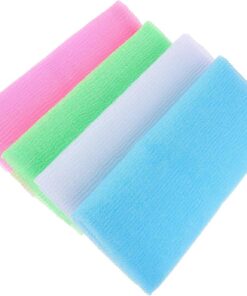 STOBAZA 4 Stück Duschtücher aus Nylon und Schmal Super Saugfähig und Reich an Schaum als Körperpeeling Handtücher für Dusche