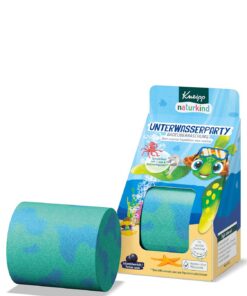 Kneipp naturkind Badeüberraschung Unterwasserparty - Sprudelnde Badeüberraschung mit Sammelfigur für Kinder Spielzeug für die Badewanne - Badespass Badekugel mit Johannisbeerduft - 1 Stück
