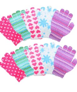 VALICLUD 10 Stück Teiliges Peeling Handschuh Exfolierende Duschhandschuhe für Sanfte Hautpflege für Männer und Fördert Gesunde Haut und Aktiviert die Durchblutung